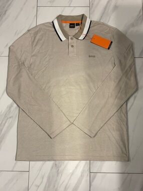 Men’s Boss Hugo Boss Long Sleeve Polo T-Shirt
